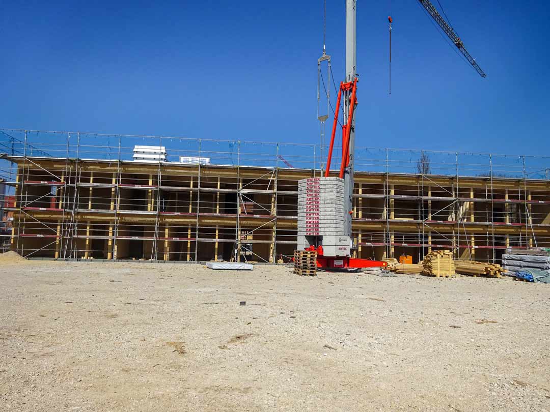 Baustelle von Holzbau Hasl